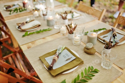 Preview: Served festive table