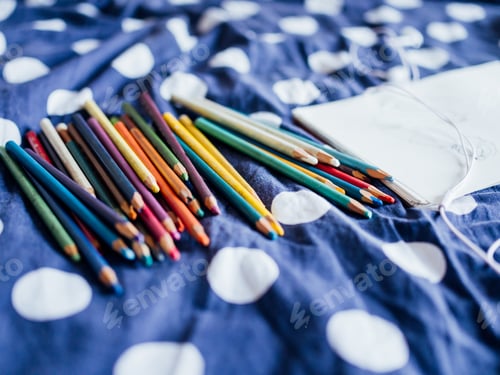 Preview: Close up colored pencil