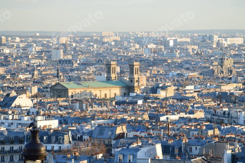 Preview: View of Paris from the observation deck at the Sacre Coeur
