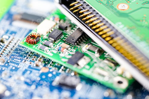 Preview: Computer circuit cpu chip mainboard core processor electronics device