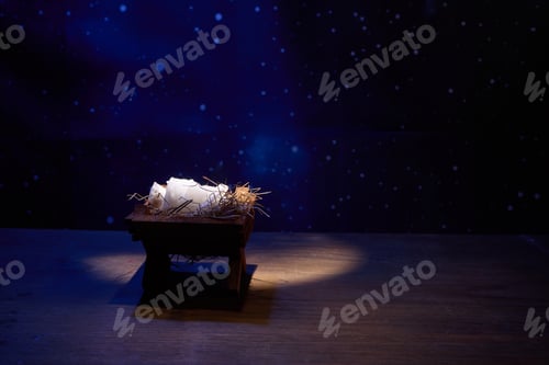 Preview: Nativity Scene Under Starry Sky