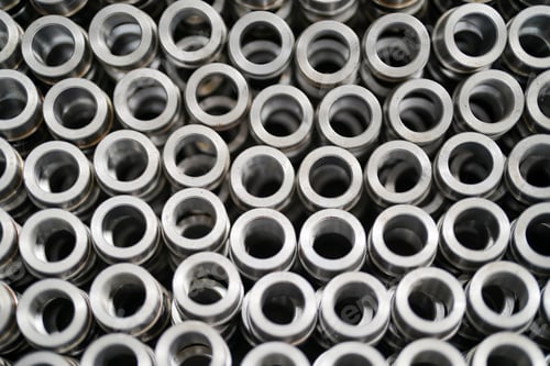 Preview: Engineering and metalworking technologies. New metal cylinders or automotive parts.