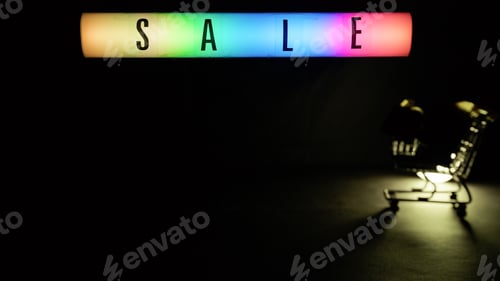 Preview: Sale Rainbow Alert on Black
