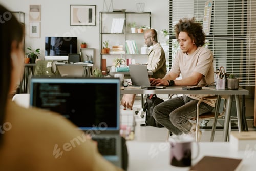Preview: IT Office with Workers Inside