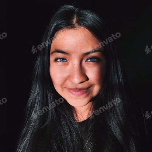 Preview: sunlight shining on a girl's face.