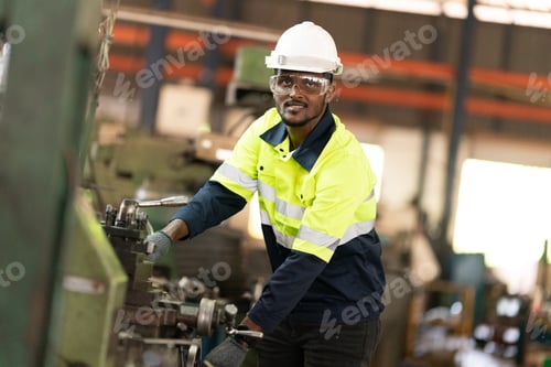 Preview: Professional engineer team full skill quality working to maintenance, training with industry factory