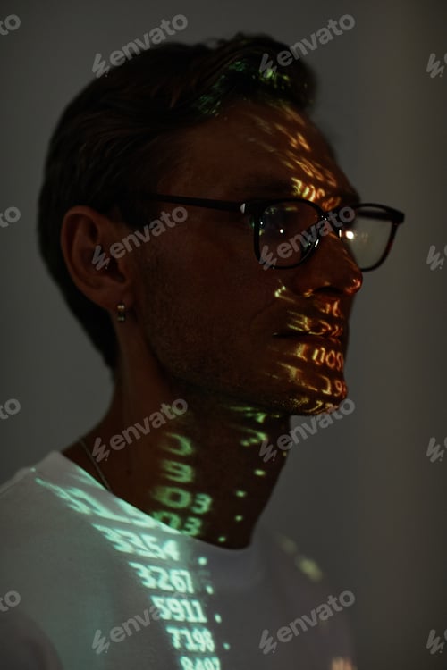 Preview: Portrait of computer programmer