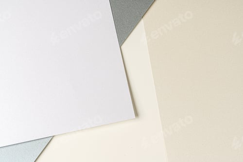 Preview: Paper samples for business and arts close up