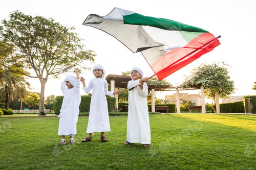 Preview: Group of middle eastern kids in Dubai
