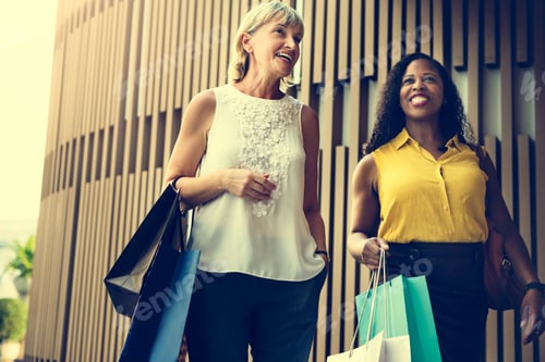 Preview: Woman Femininity Shopping Relax Concept