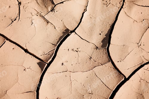 Preview: Water crisis. Cracked earth. Global warming problem. Dry land ground. Desert concept. Cracked soil