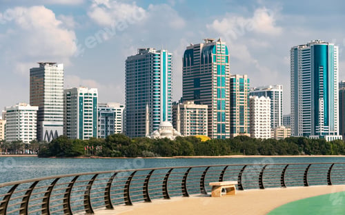 Preview: City skyline of Sharjah