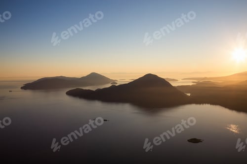 Preview: Aerial landscape view of Howe Sound