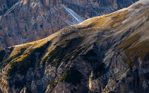 Preview: High angle breathtaking shot of a landscape in the Italian Alps
