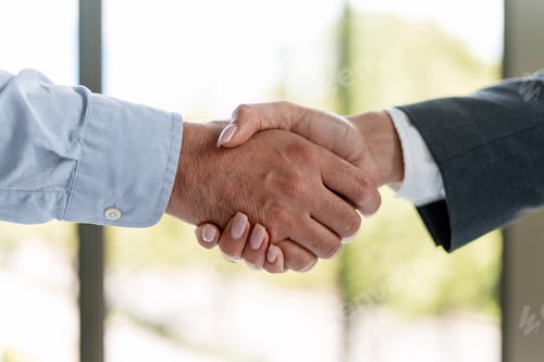 Preview: Business people shaking hands, making a deal
