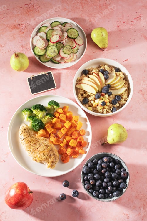 Preview: Heart healthy, diabetes and blood pressure friendly diet meal set