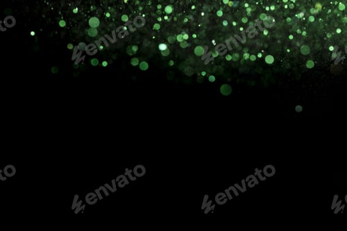 Preview: Closeup shot of beautiful green glitter for wallpaper or background