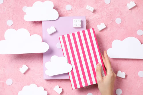 Preview: Book for baby, concept of literature for children and baby
