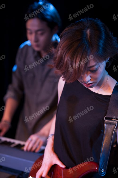 Preview: Musical band performing on stage