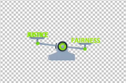 Preview: Scales of Justice and Fairness Symbol 3D Icon