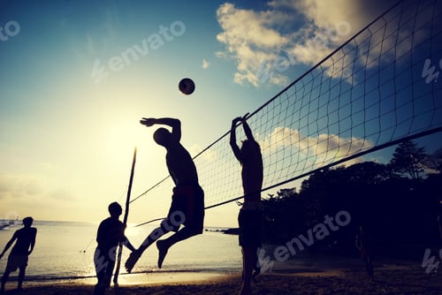 Preview: Beach Volleyball at Sunset