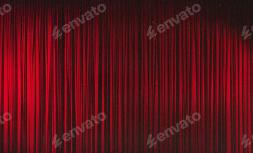 Preview: Red stage curtain background