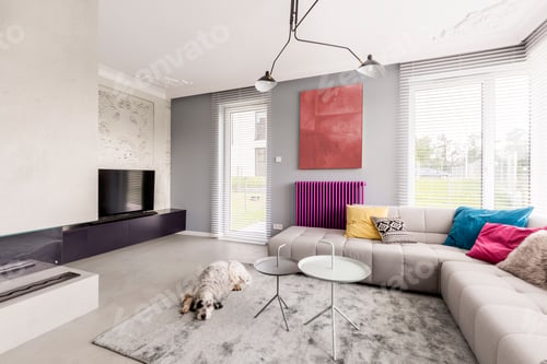 Preview: Big windows and beige couch