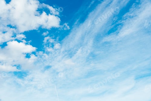 Preview: blue sky with white clouds background