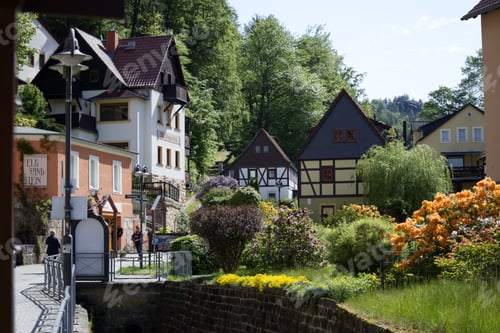 Preview: Kurort Rathen in Saxon Switzerland Germany May 19, 2023