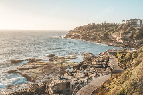 Preview: Beach walk area in Sydney bondi beach to Bronte