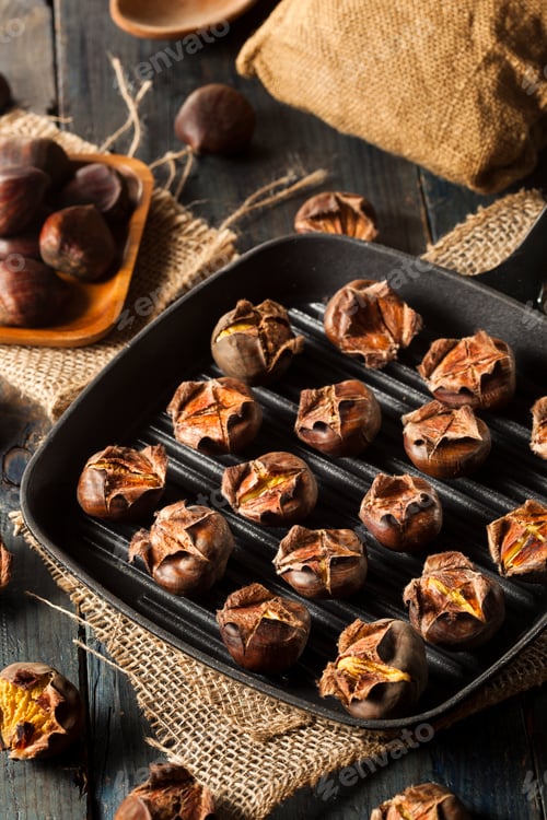 Preview: Hot Brown Roasted Chestnuts