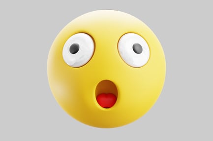 Preview: Surprised yellow sphere character