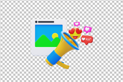 Preview: Social Media 3D Icon