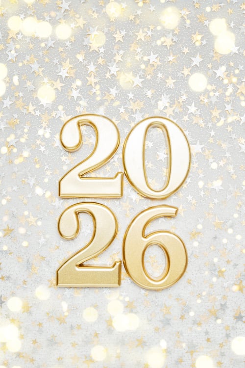 Preview: Holiday background Happy New Year 2026