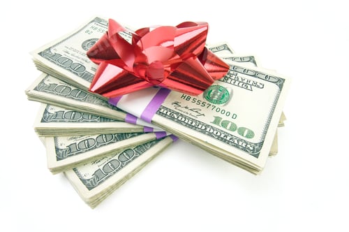 Preview: Stack of Money with Bow