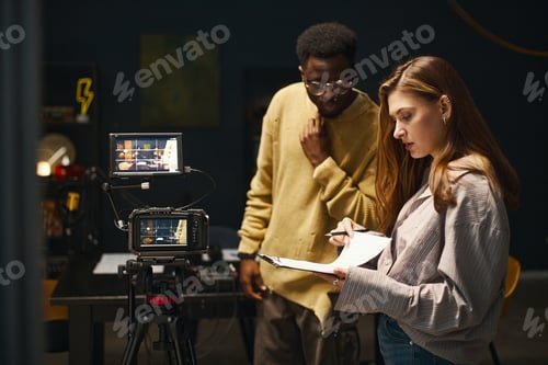 Preview: Colleagues Reading Script Of Podcast