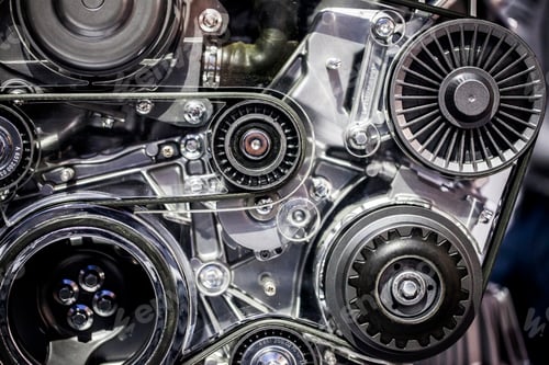 Preview: Modern Technology Cars Motor Engine Macro