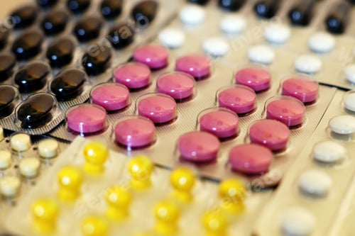 Preview: Colorful pills- the concept of taking medicines