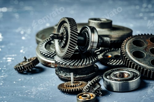 Preview: Gears from an old industrial machine