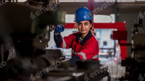 Preview: Workers Factory or Engineering work at factory site check up machine or products in site