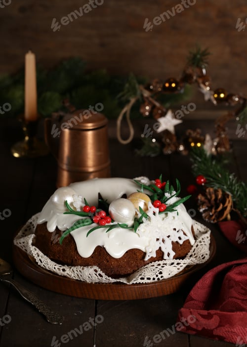 Preview: Christmas Festive Fruit Cake