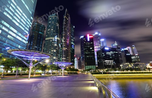 Preview: Singapore City at dusk
