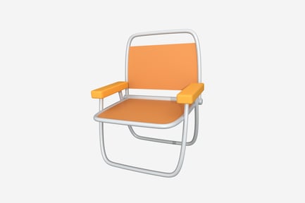 Preview: Portable Chair Outdoor 3D Illustration