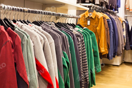 Preview: Men Clothing in Fashion Store
