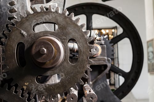 Preview: Cogwheels close up