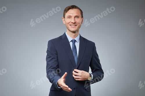 Preview: Smiling Businessman Handshake