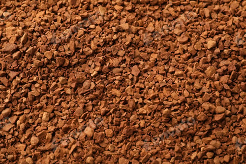 Preview: Aromatic instant coffee as background, top view