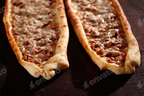 Preview: Meat and cheese pita. Konya, Turkey
