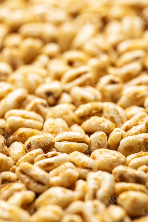 Preview: Puffed wheat covered with honey.