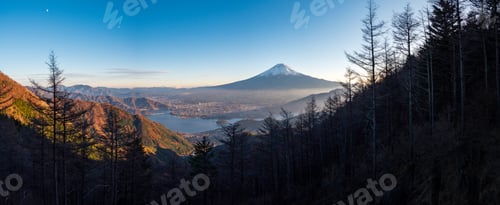 Preview: Aerial view of Mount fuji,Shindotoge view point, Japan